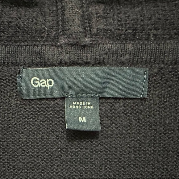 116 GAP | EUC Women’s White Navy Blue Striped Knit Open-Front Cardigan (Size M) - Picture 6 of 11